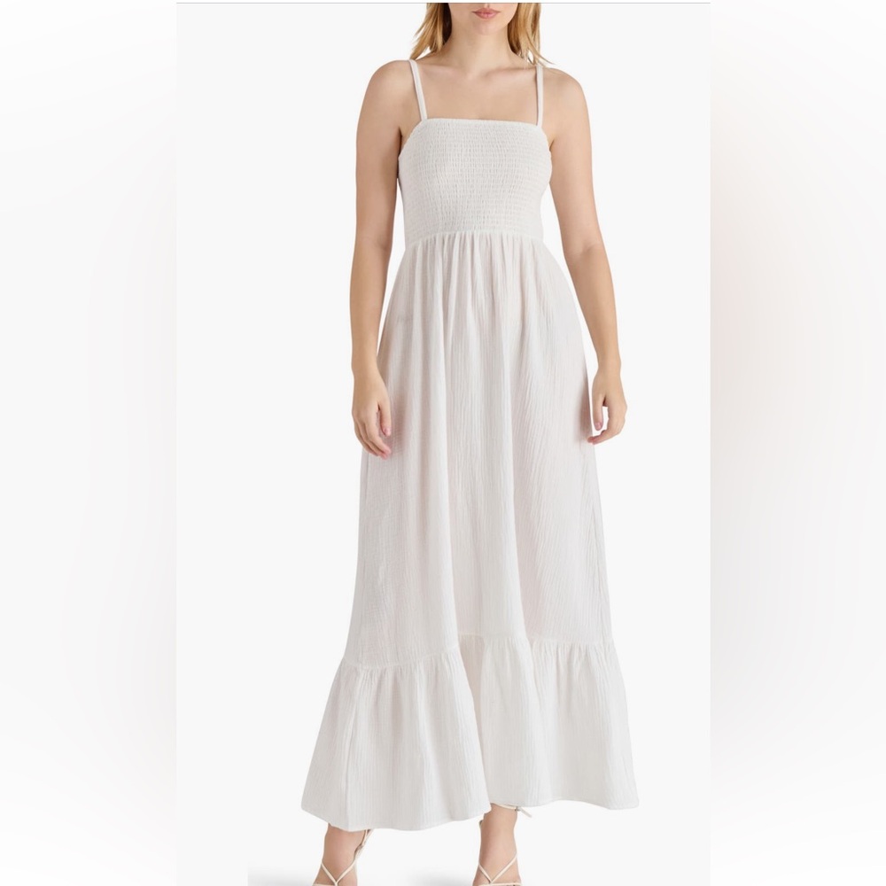 Steve Madden Madison Maxi Dress S White